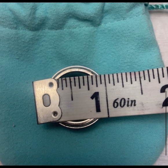 MAKE ME A OFFER! Tiffany & Co Titanium and Sterling Silver 1837 Unisex Band Ring - Picture 5 of 5